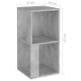 Mueble de esquina madera de ingeniería gris 33x33x67 cm de vidaXL, Taquillas y armarios de almacenamiento - Ref: Foro24-80902...