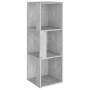 Concrete gray engineered wood corner furniture 33x33x100 cm by vidaXL, Lockers and storage cabinets - Ref: Foro24-809030, Pri...