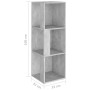 Concrete gray engineered wood corner furniture 33x33x100 cm by vidaXL, Lockers and storage cabinets - Ref: Foro24-809030, Pri...