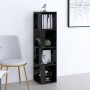 Glossy black plywood corner furniture 33x33x132 cm by vidaXL, Lockers and storage cabinets - Ref: Foro24-809042, Price: 56,20...