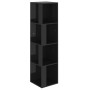 Glossy black plywood corner furniture 33x33x132 cm by vidaXL, Lockers and storage cabinets - Ref: Foro24-809042, Price: 56,20...