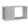 Concrete gray engineered wood TV cabinet 60x24x32 cm by vidaXL, TV Furniture - Ref: Foro24-809057, Price: 22,37 €, Discount: %