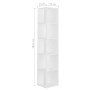 White plywood corner furniture 33x33x164.5 cm by vidaXL, Lockers and storage cabinets - Ref: Foro24-809044, Price: 66,61 €, D...