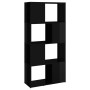 Glossy black shelving/space divider 60x24x124.5 cm by vidaXL, Bookcases and shelves - Ref: Foro24-809087, Price: 37,56 €, Dis...