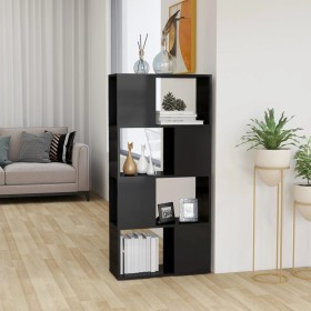 Glänzend graues Regal/Raumteiler 60x24x124,5 cm von vidaXL, Bücherregale und Regale - Ref: Foro24-809088, Preis: 41,99 €, Rab...