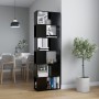 Librería separador madera contrachapada negro 60x24x186 cm de vidaXL, Librerías y estanterías - Ref: Foro24-809099, Precio: 6...