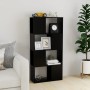 Librería separador madera contrachapada negro 60x24x124,5 cm de vidaXL, Librerías y estanterías - Ref: Foro24-809081, Precio:...