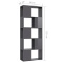 Glossy gray shelving/space divider 60x24x155 cm by vidaXL, Bookcases and shelves - Ref: Foro24-809097, Price: 59,74 €, Discou...