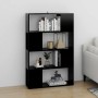 Librería separador madera contrachapada negro 80x24x124,5 cm de vidaXL, Librerías y estanterías - Ref: Foro24-809135, Precio:...