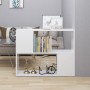 White plywood TV cabinet 80x24x63 cm by vidaXL, TV Furniture - Ref: Foro24-809116, Price: 49,44 €, Discount: %