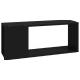 Mueble para TV madera contrachapada negro 80x24x32 cm de vidaXL, Muebles TV - Ref: Foro24-809108, Precio: 31,48 €, Descuento: %