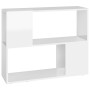 Mueble para TV madera contrachapada blanco brillante 80x24x63cm de vidaXL, Muebles TV - Ref: Foro24-809122, Precio: 51,99 €, ...