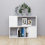 Mueble para TV madera contrachapada blanco brillante 80x24x63cm de vidaXL, Muebles TV - Ref: Foro24-809122, Precio: 51,99 €, ...