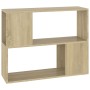 Sonoma oak plywood TV cabinet 80x24x63 cm by vidaXL, TV Furniture - Ref: Foro24-809119, Price: 48,41 €, Discount: %