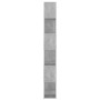 Concrete gray plywood separator bookcase 60x24x186 cm by vidaXL, Bookcases and shelves - Ref: Foro24-809102, Price: 76,08 €, ...