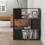 Glossy black plywood bookcase divider 80x24x94cm by vidaXL, Bookcases and shelves - Ref: Foro24-809132, Price: 51,86 €, Disco...