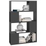 Separates Bücherregal aus grauem Sperrholz, 80 x 24 x 124,5 cm von vidaXL, Bücherregale und Regale - Ref: Foro24-809136, Prei...