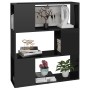 Glossy black plywood bookcase divider 80x24x94cm by vidaXL, Bookcases and shelves - Ref: Foro24-809132, Price: 51,86 €, Disco...