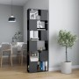 Glossy gray shelving/space divider 60x24x186 cm by vidaXL, Bookcases and shelves - Ref: Foro24-809106, Price: 73,08 €, Discou...