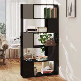 Black plywood shelving/space divider 80x24x155 cm by vidaXL, Bookcases and shelves - Ref: Foro24-809150, Price: 57,99 €, Disc...