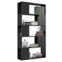 Estantería/divisor espacio contrachapada negro 80x24x155 cm de vidaXL, Librerías y estanterías - Ref: Foro24-809150, Precio: ...