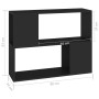 Schwarzer TV-Schrank aus Sperrholz, 80 x 24 x 63 cm von vidaXL, TV-Möbel - Ref: Foro24-809117, Preis: 42,82 €, Rabatt: %