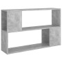 Librería de madera contrachapada gris hormigón 100x24x63 cm de vidaXL, Librerías y estanterías - Ref: Foro24-809174, Precio: ...