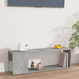 Concrete gray plywood TV cabinet 100x24x32 cm by vidaXL, TV Furniture - Ref: Foro24-809165, Price: 35,53 €, Discount: %