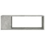 Mueble para TV madera contrachapada gris hormigón 100x24x32 cm de vidaXL, Muebles TV - Ref: Foro24-809165, Precio: 35,53 €, D...