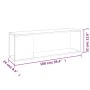 TV-Schrank aus betongrauem Sperrholz, 100 x 24 x 32 cm von vidaXL, TV-Möbel - Ref: Foro24-809165, Preis: 34,99 €, Rabatt: %