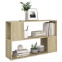 Sonoma oak plywood bookcase 100x24x63 cm by vidaXL, Bookcases and shelves - Ref: Foro24-809173, Price: 42,77 €, Discount: %