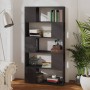 Plywood gray glossy bookshelf divider 80x24x155cm by vidaXL, Bookcases and shelves - Ref: Foro24-809151, Price: 66,44 €, Disc...