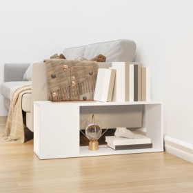 TV stand made of white plywood 80x24x32 cm by vidaXL, TV Furniture - Ref: Foro24-809107, Price: 29,56 €, Discount: %