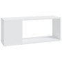 TV stand made of white plywood 80x24x32 cm by vidaXL, TV Furniture - Ref: Foro24-809107, Price: 28,06 €, Discount: %