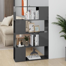 Glänzend graues Regal/Raumteiler 80x24x124,5 cm von vidaXL, Bücherregale und Regale - Ref: Foro24-809142, Preis: 51,99 €, Rab...