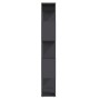 Plywood gray bookshelf divider 80x24x155 cm by vidaXL, Bookcases and shelves - Ref: Foro24-809145, Price: 62,45 €, Discount: %