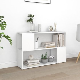 Plywood white bookshelf 100x24x63 cm by vidaXL, Bookcases and shelves - Ref: Foro24-809170, Price: 40,10 €, Discount: %