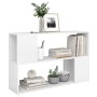 Plywood white bookshelf 100x24x63 cm by vidaXL, Bookcases and shelves - Ref: Foro24-809170, Price: 41,09 €, Discount: %