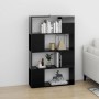 Glänzend schwarzes Regal/Raumteiler 80x24x124,5 cm von vidaXL, Bücherregale und Regale - Ref: Foro24-809141, Preis: 49,02 €, ...