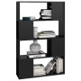 Glossy black shelving/space divider 80x24x124.5 cm by vidaXL, Bookcases and shelves - Ref: Foro24-809141, Price: 49,02 €, Dis...