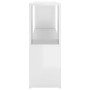 Glossy white plywood bookcase 100x24x63 cm by vidaXL, Bookcases and shelves - Ref: Foro24-809176, Price: 51,76 €, Discount: %