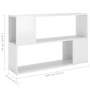 Librería de madera contrachapada blanco brillante 100x24x63 cm de vidaXL, Librerías y estanterías - Ref: Foro24-809176, Preci...