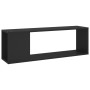 Black plywood TV cabinet 100x24x32 cm by vidaXL, TV Furniture - Ref: Foro24-809162, Price: 34,94 €, Discount: %