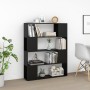 Estantería/divisor de espacios negro 100x24x124 cm de vidaXL, Librerías y estanterías - Ref: Foro24-809189, Precio: 63,99 €, ...