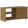 Mueble para TV de madera maciza pino marrón miel 80x31x39 cm de vidaXL, Muebles TV - Ref: Foro24-809897, Precio: 59,40 €, Des...