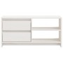 Mueble para TV de madera maciza de pino blanco 80x31x39 cm de vidaXL, Muebles TV - Ref: Foro24-809895, Precio: 59,99 €, Descu...