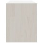 Solid white pine wood TV cabinet 80x31x39 cm by vidaXL, TV Furniture - Ref: Foro24-809895, Price: 59,91 €, Discount: %