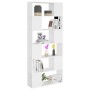 White plywood separator bookcase 80x24x186 cm by vidaXL, Bookcases and shelves - Ref: Foro24-809152, Price: 89,96 €, Discount: %