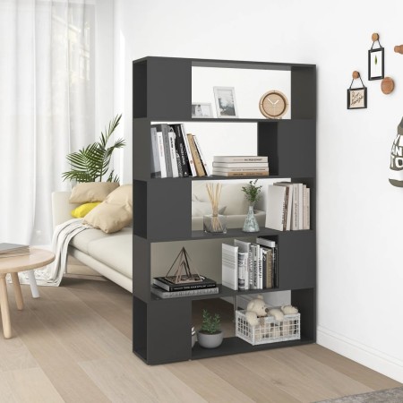 Separates Bücherregal aus grauem Sperrholz, 100 x 24 x 155 cm von vidaXL, Bücherregale und Regale - Ref: Foro24-809199, Preis...