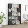 Gray plywood separator bookcase 100x24x155 cm by vidaXL, Bookcases and shelves - Ref: Foro24-809199, Price: 68,82 €, Discount: %